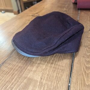 Dark Purple Flat Cap